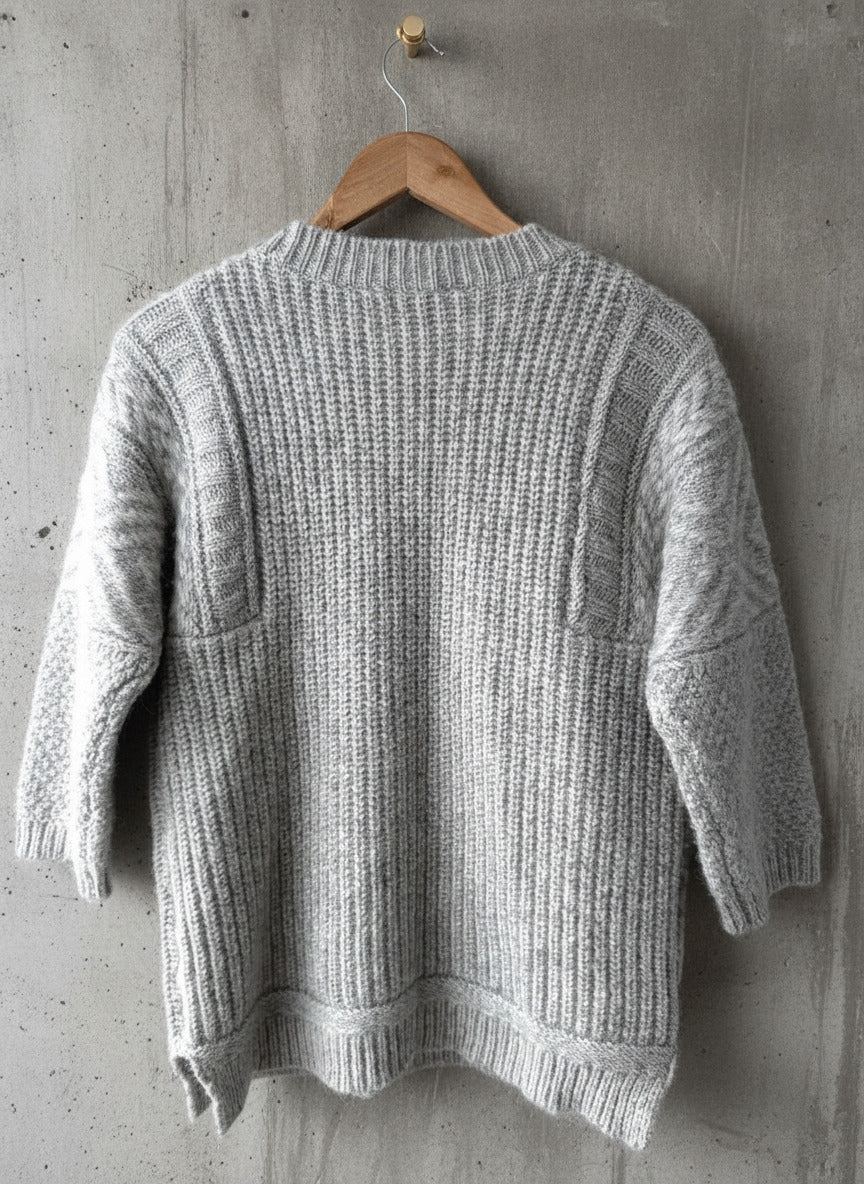 Women’s J.Crew Alpaca & Wool Chunky Knit Sweater Jumper In Gray - XSmall - 3719