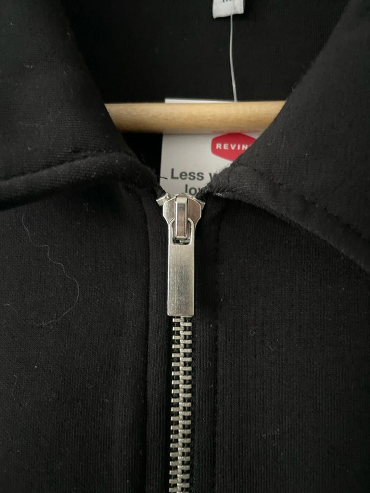 Men’s Tailor & Wright Full Zip Harrington Shacket In Black - Medium - 2546