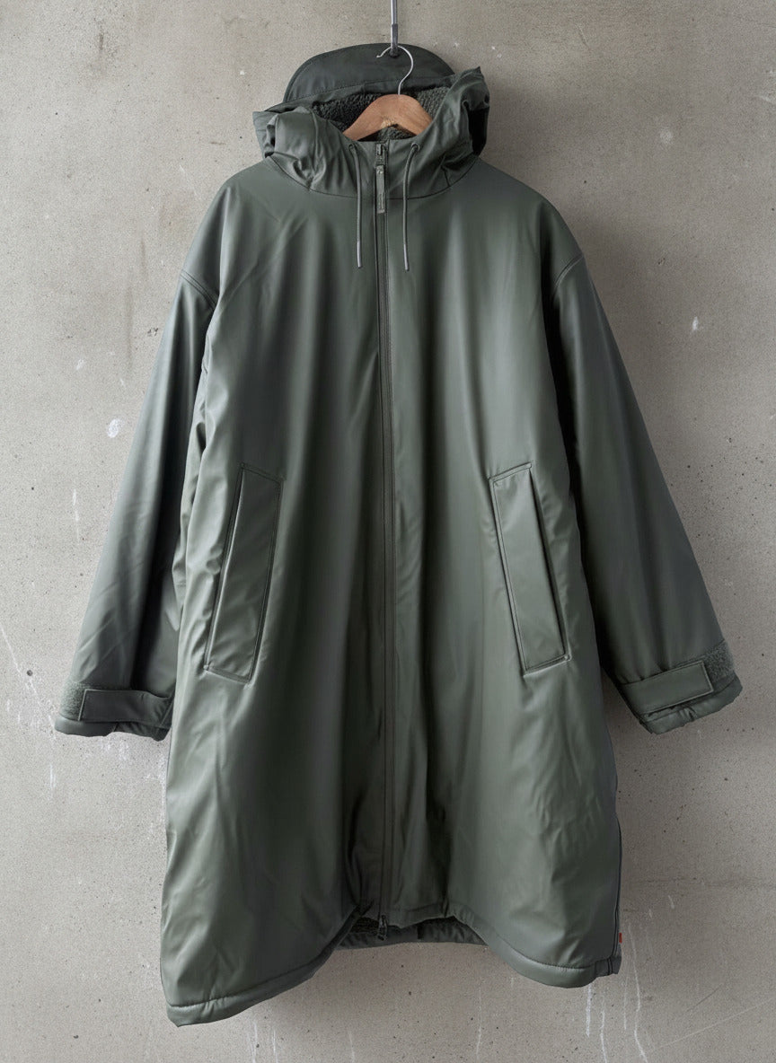 Men’s Hunter Cocoon Cloak Fleece Lined Waterproof Parka In Geen  - Medium - 3652