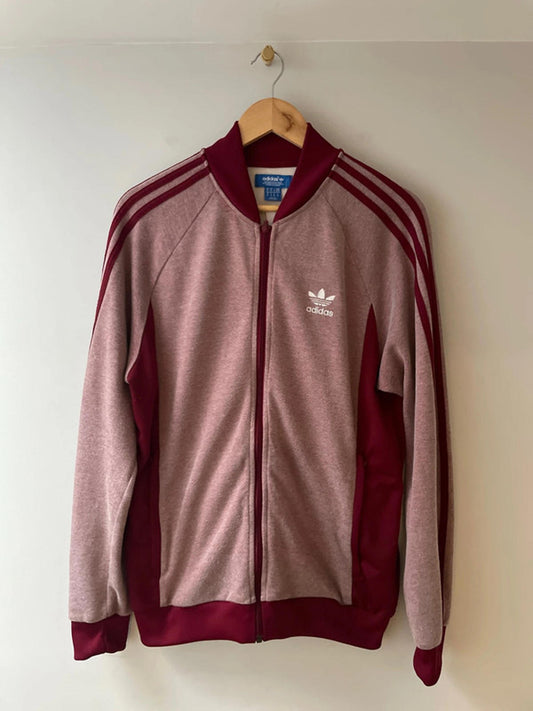 Men’s Adidas Firebird Limited Edition Track Jacket In Burgundy - Medium - 2497