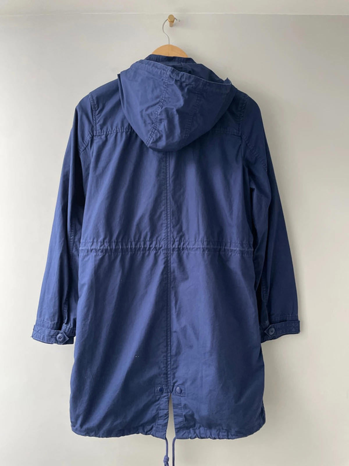 Women’s Levi’s Hooded Parka Jacket Coat In Navy - Small - 2284