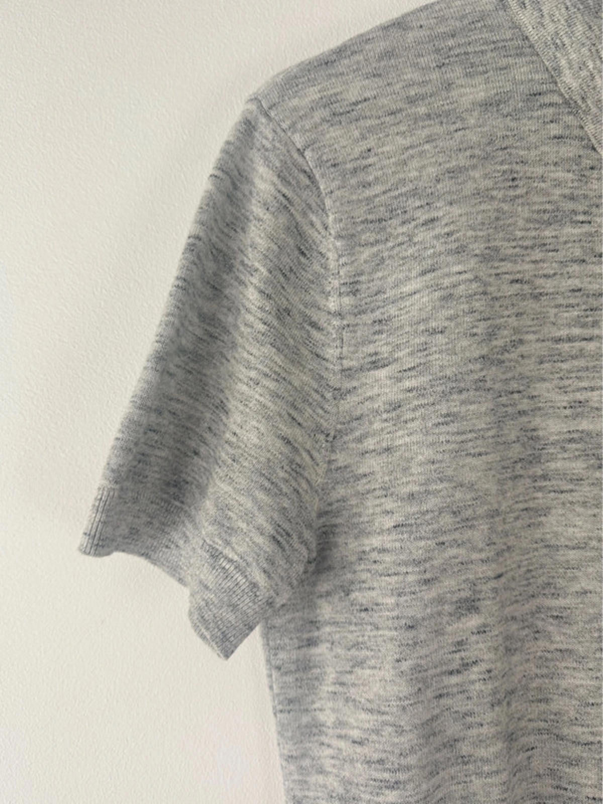 Men’s Reiss Premium Knitted Polo Top In Grey - Small - 1383