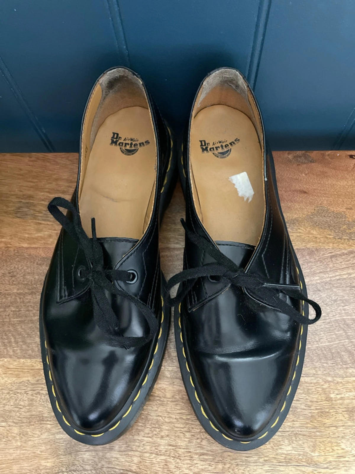 WoMen’s Dr Martens Siano Premium Soft Leather Lace Up Shoes In Black - UK5 - 2188