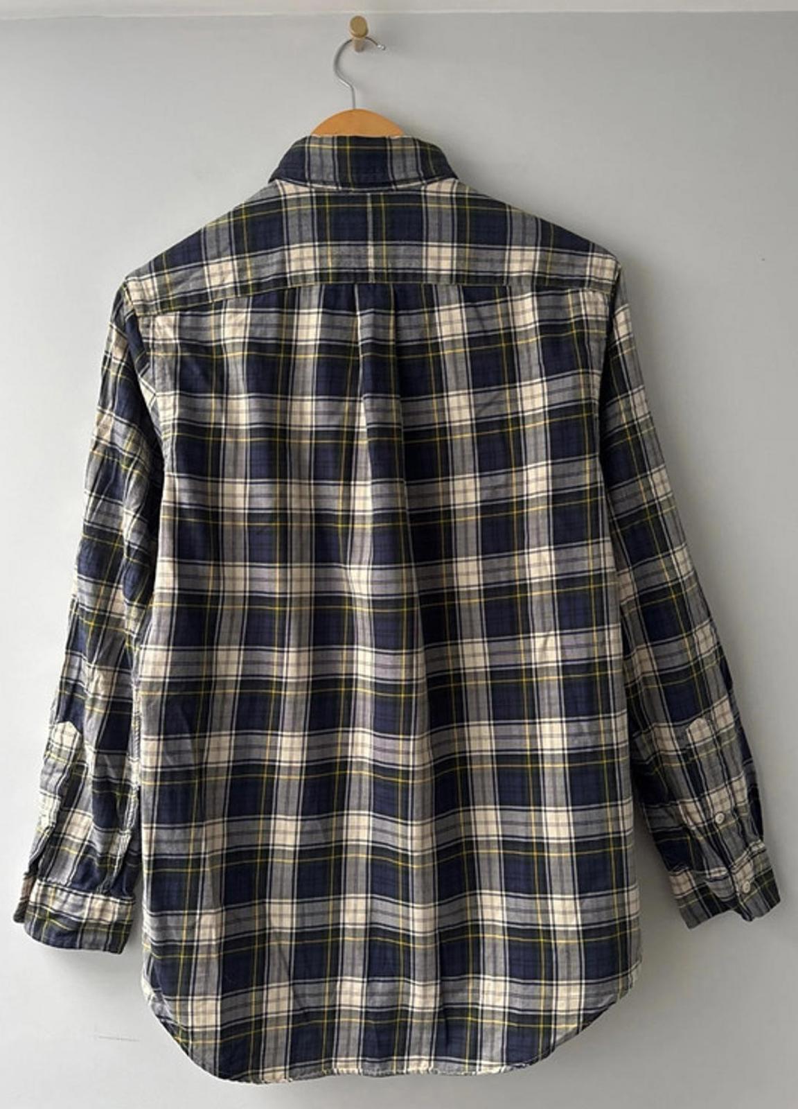 Men’s Ralph Lauren Premium Brushed Cotton Check Oxford Shirt - Small - 0422