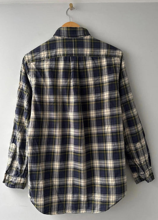 Men’s Ralph Lauren Premium Brushed Cotton Check Oxford Shirt - Small - 0422