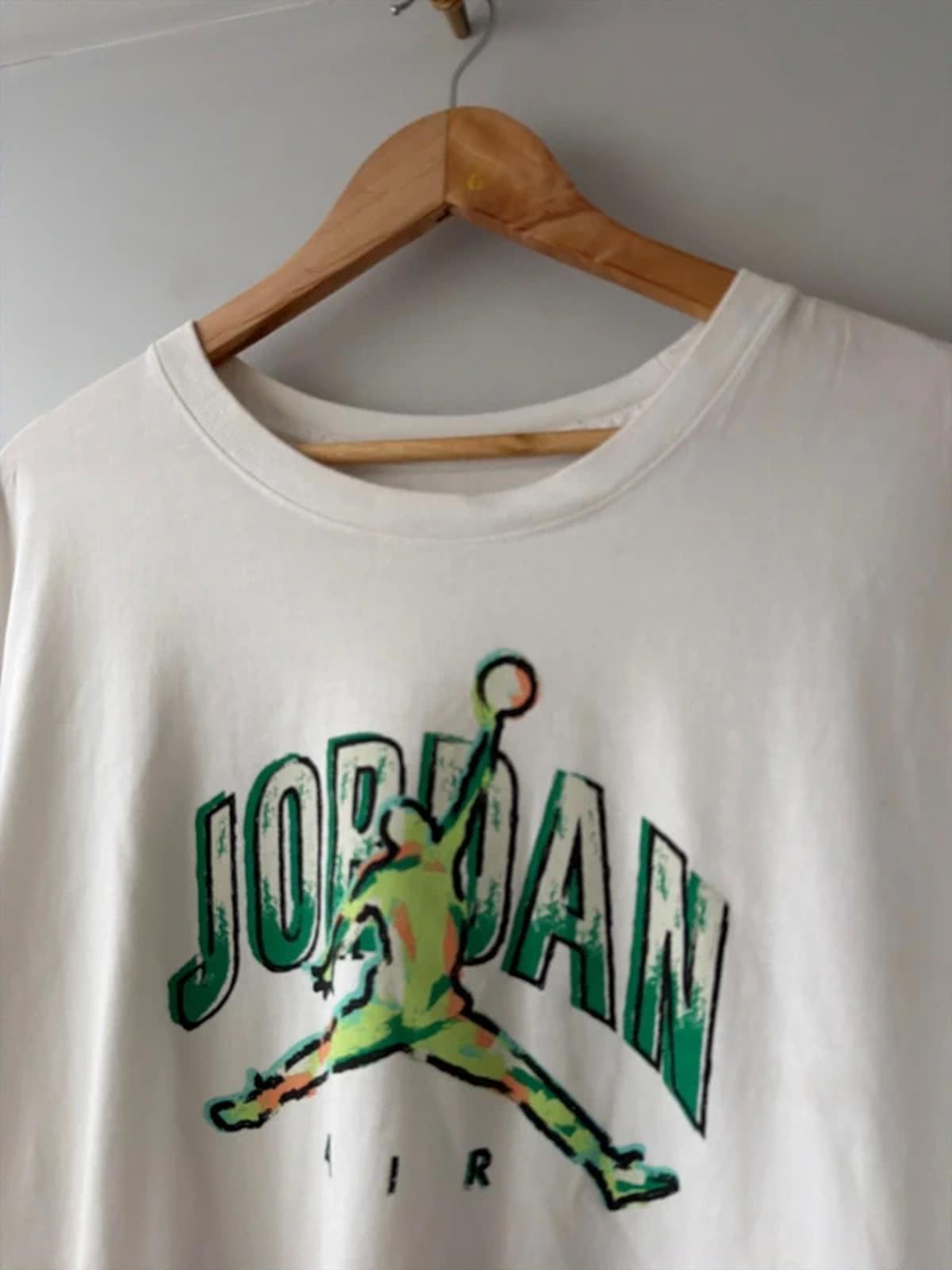 Men’s Jordan Jumpman Print Crew Neck T-shirt In White - XXLarge - 3210