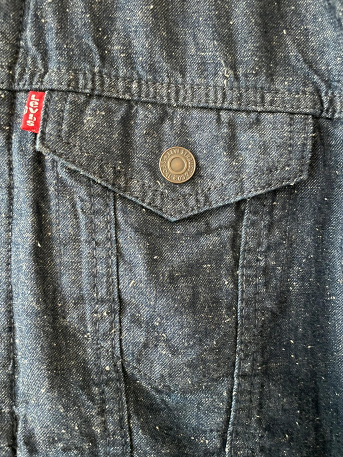 Men’s Levi's Denim Trucker Jacket In Navy - Small - 2741