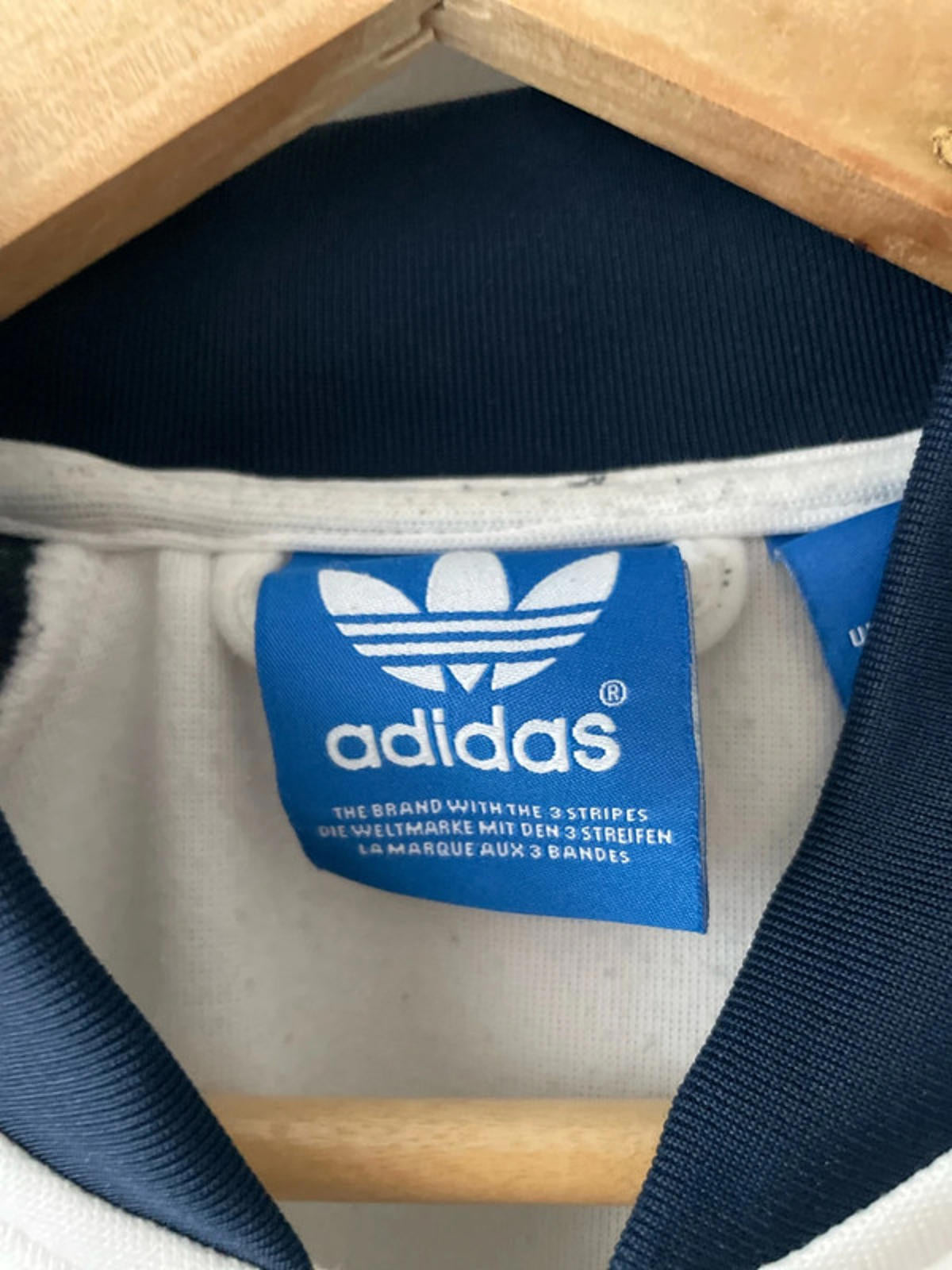 Women’s Adidas Originals SST Track Jacket In Navy/Red - Large - 2521