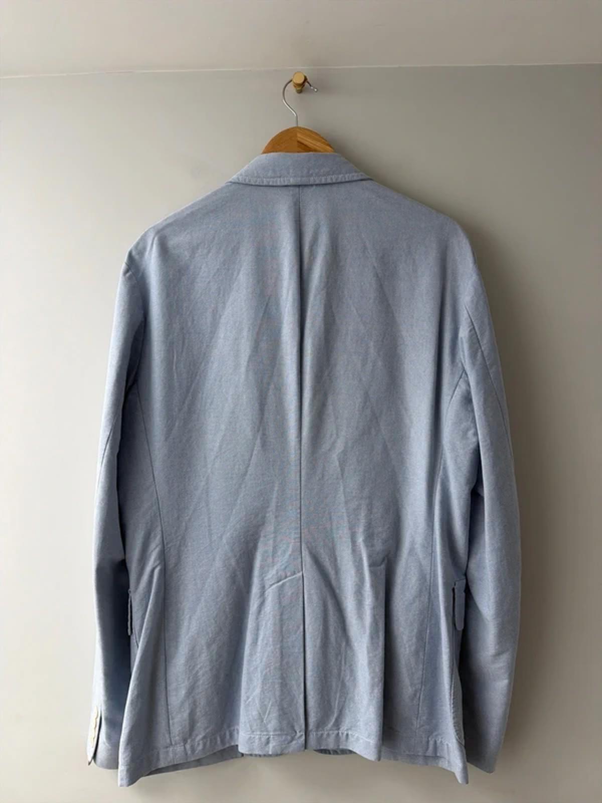 Men’s Ralph Lauren Custom Fit Chambray Blazer In Blue - Medium - 3240