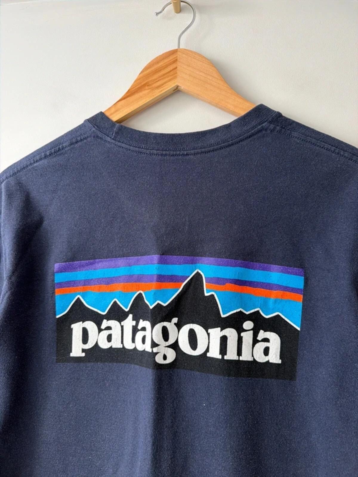 Men’s Patagonia crew neck printed t-shirt In navy - medium - 3454