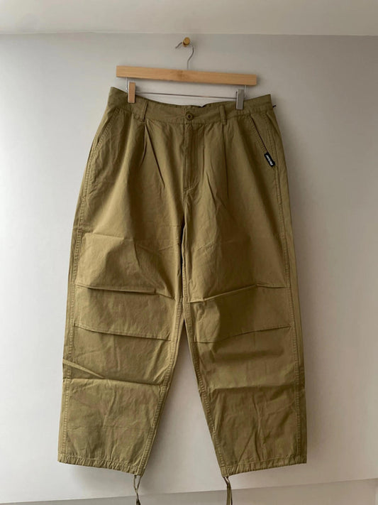 Men’s Santa Cruz Wide Leg Baggy Fit Flight Pants in Khaki - W32/L29 - 2763