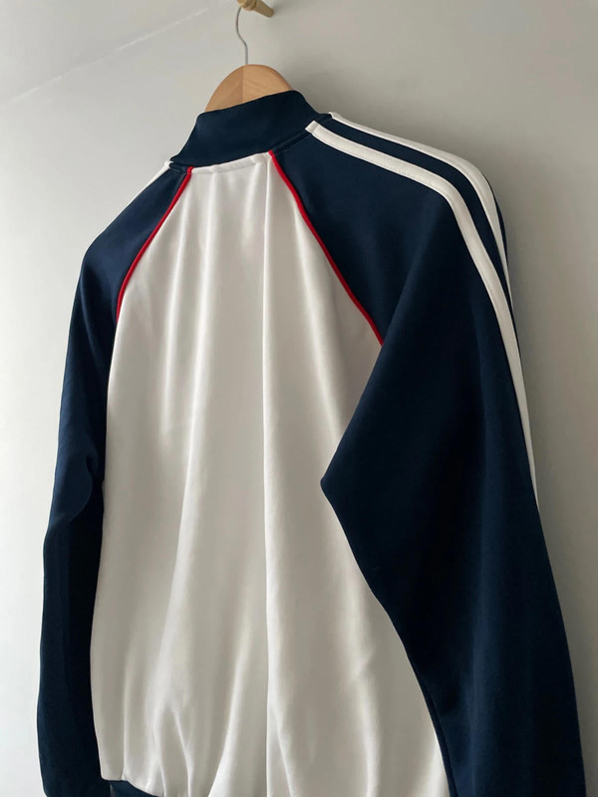 Women’s Adidas Originals SST Track Jacket In Navy/Red - Large - 2521