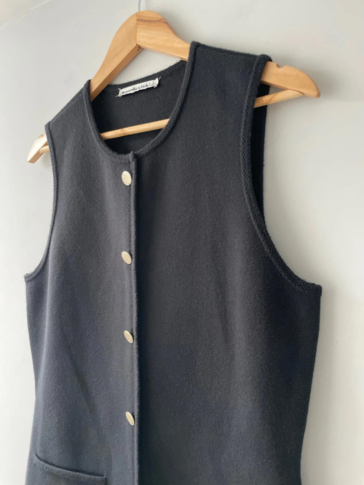 Women’s Abercrombie & Fitch Mara Mini Sweater Knit Dress In Navy - Large - 2429