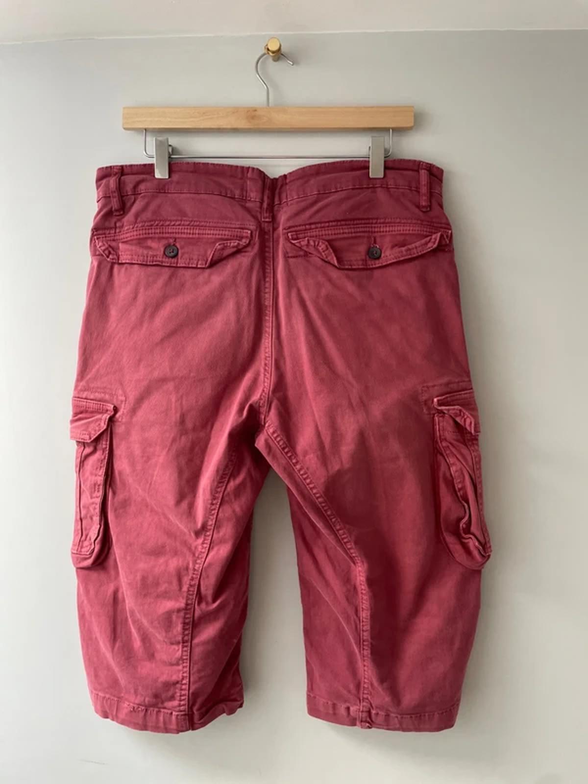 Men’s Jo Browns Classic Cargo Shorts In Red - W32/L15.5 - 3134