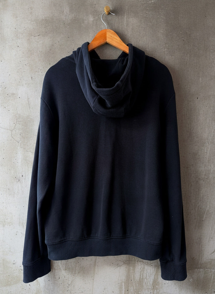 Men’s Napapijri Oversized Fit Pullover Hoodie In Black - Medium - 3639
