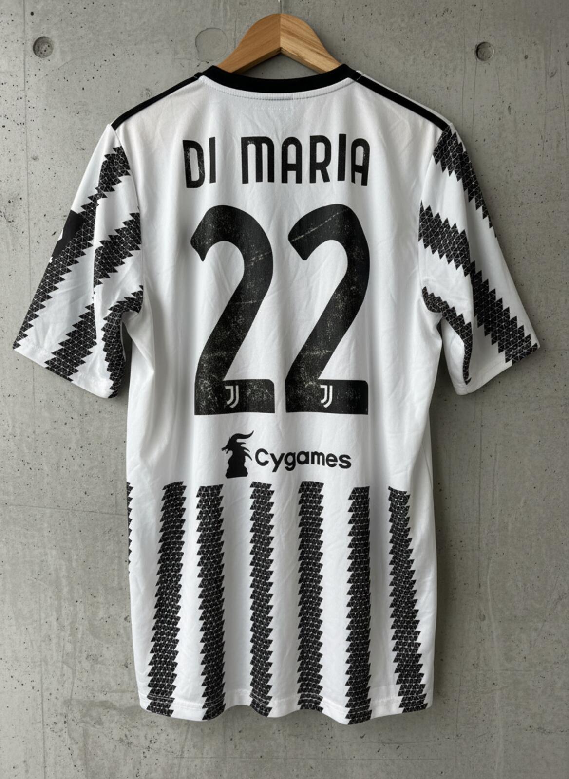 Mens Juventus Di Maria 2022/23 Home Football Shirt Top - XXLarge - 3488
