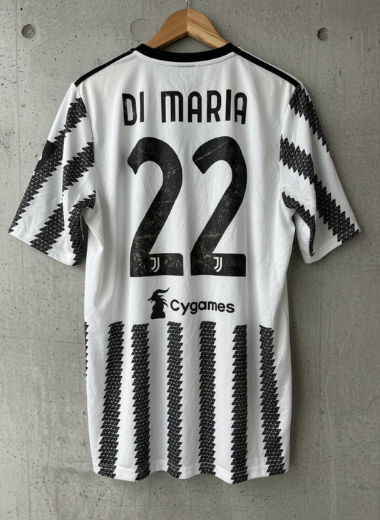 Mens Juventus Di Maria 2022/23 Home Football Shirt Top - XXLarge - 3488