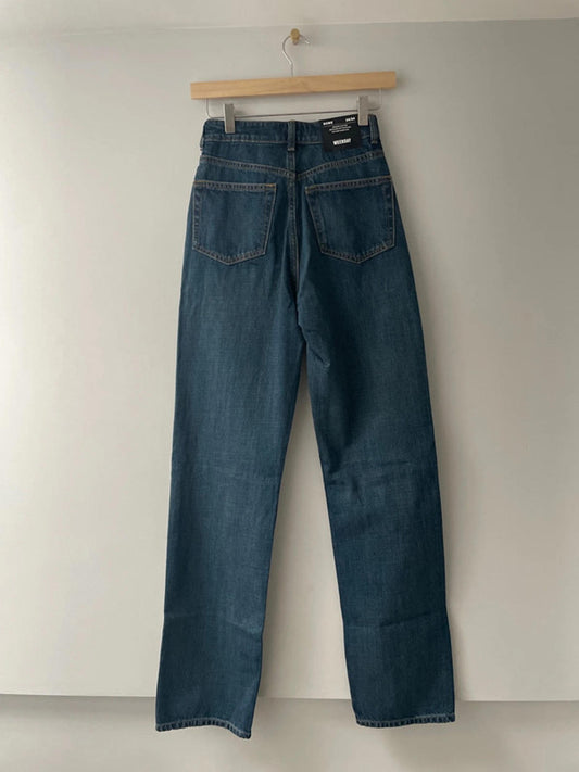 Women’s Weekday Rowe Extra High Waist Straight Fit Jeans - W24/L34 - 1823