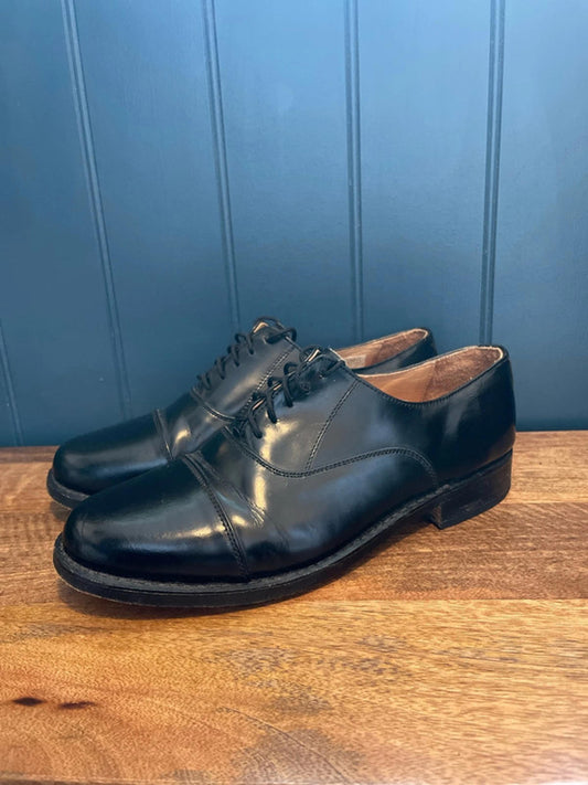 Men’s Samuel Windsor Premium Handmade Leather Shoes In Black - UK8 - 2702