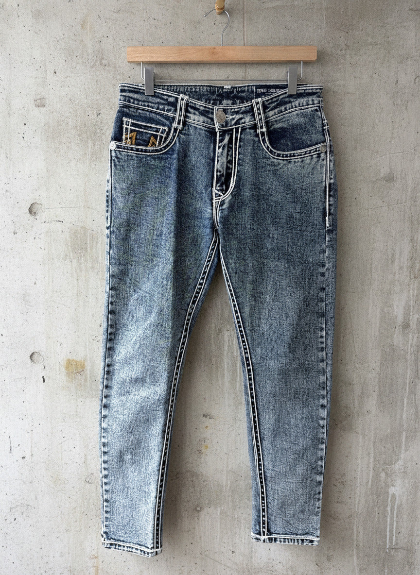 Men’s True Religion Made in U.S.A Stretch Slim Fit Jeans In Navy -W32/L29 - 3750