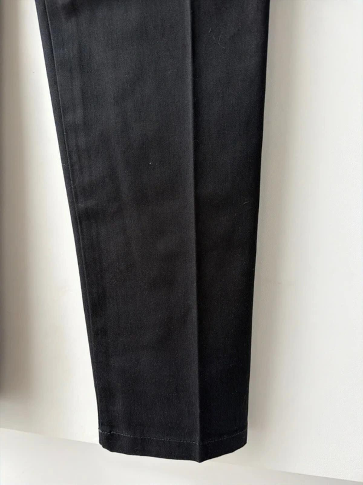 Women’s Dickies Elizaville Straight Leg Chino Trouser In Black - W28/L29 - 3377