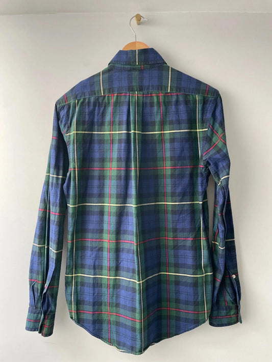 Men’s Ralph Lauren Button Down Oxford Long Sleeve Check Shirt - Small - 1544