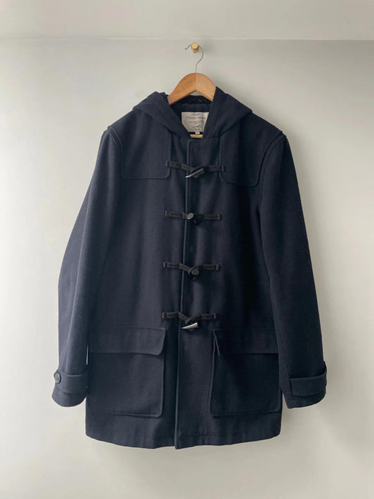 Women’s Stanley Adams Wool Hooded Duffle Coat In Navy - Large - 2440