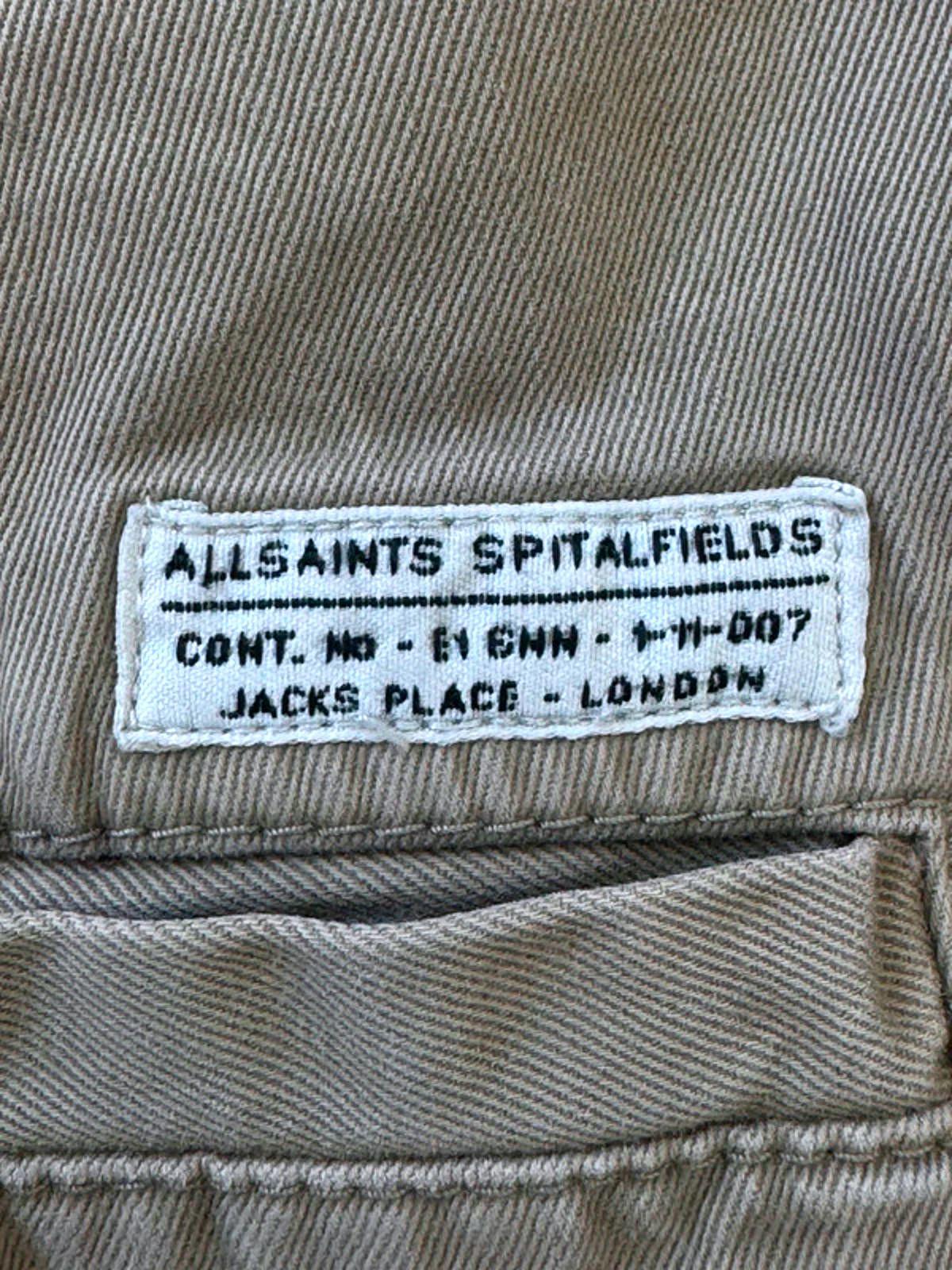 Men’s AllSaints Classic Chino Shorts in Beige - Small - 1400