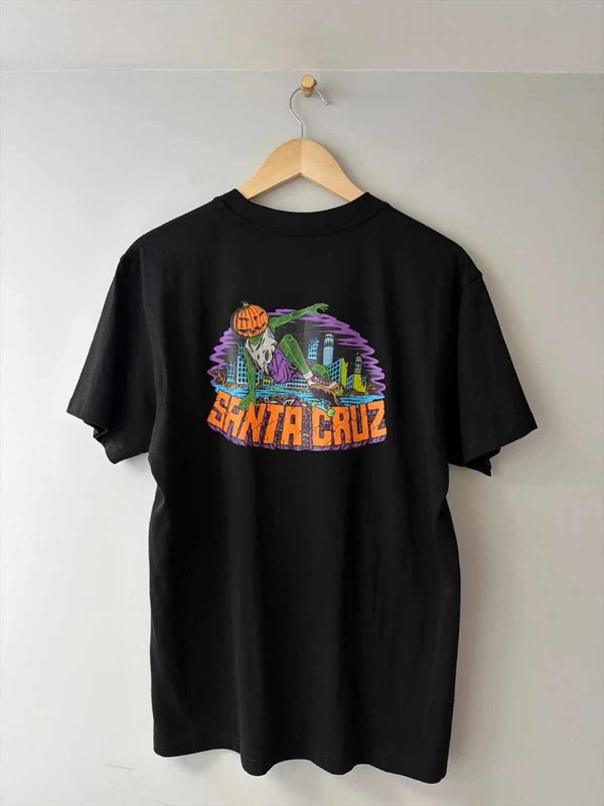 Men’s Santa Cruz Kendall Pumpkin Crew Neck T-shirt In Black - Medium - 3213