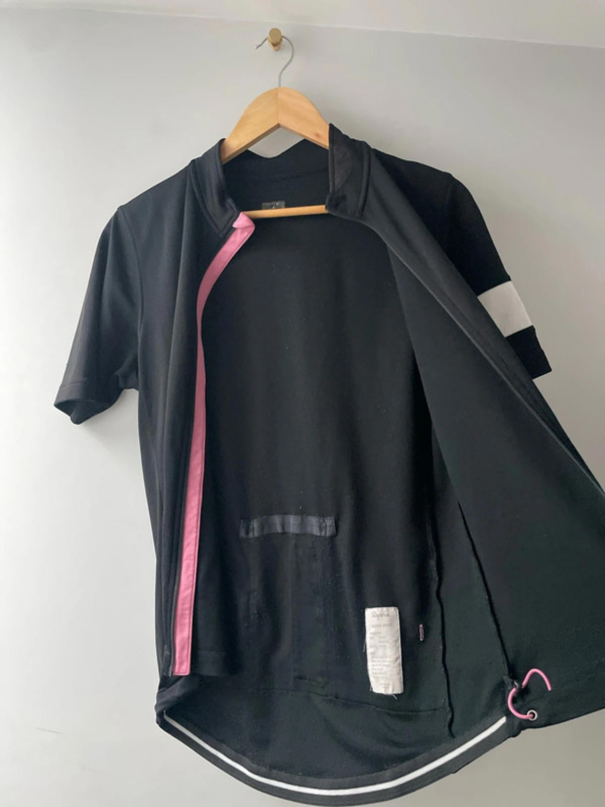 Men’s Rapha Premium Merino Wool Cycling Jersey Top In Black - Medium - 2847