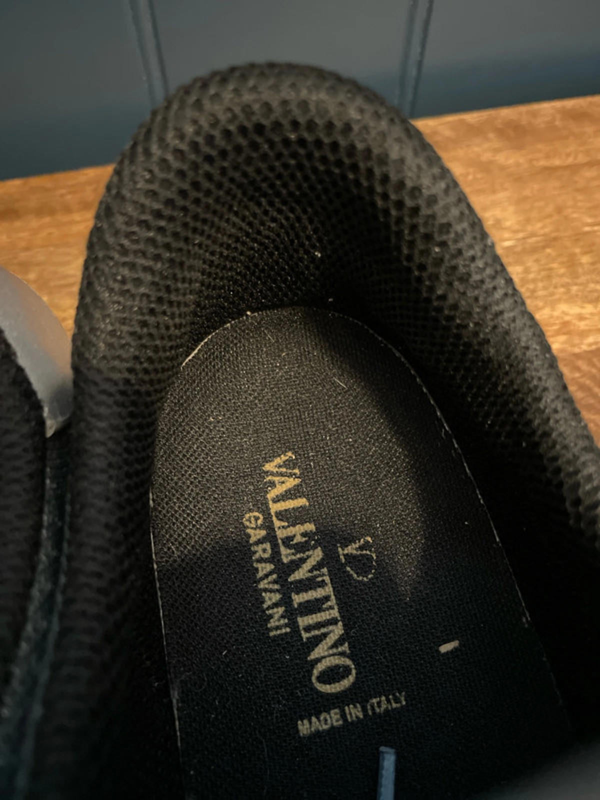 Women’s Valentino Garavani Camouflage Suede Trainers in Black/Grey - UK5 - 2656