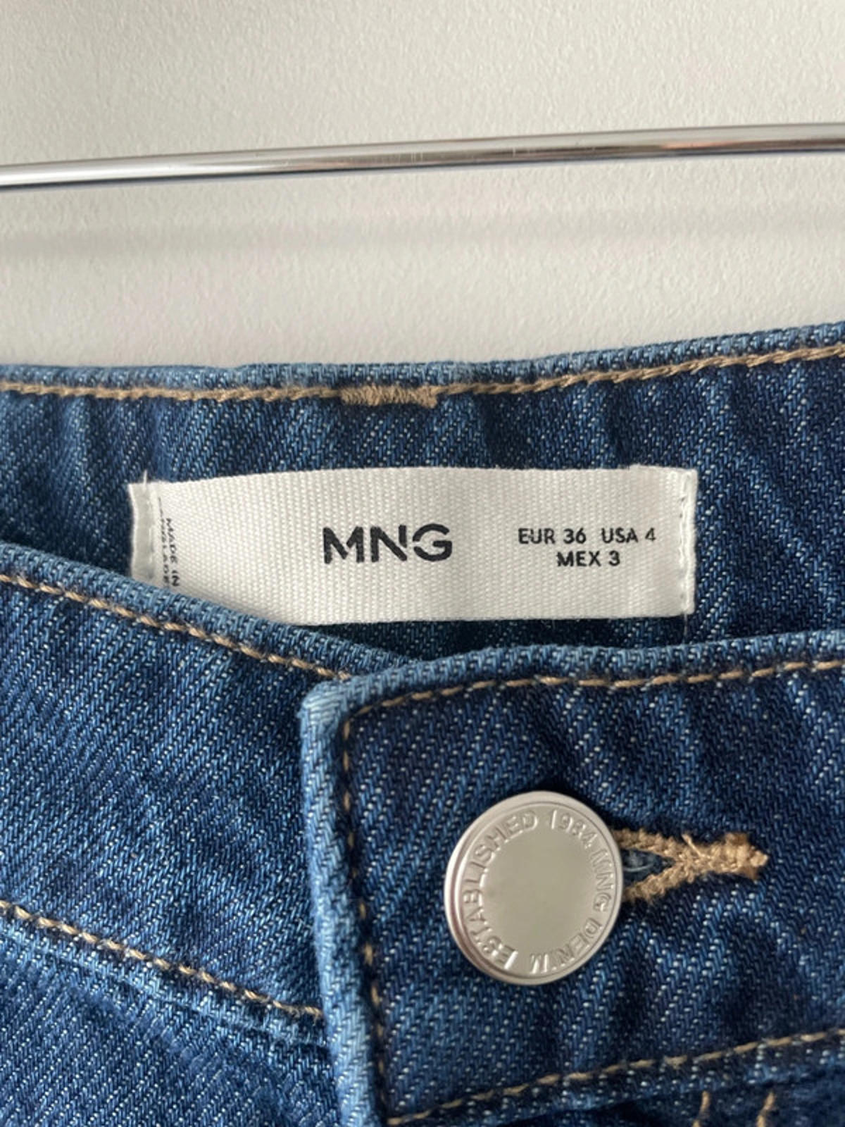 Women’s Mango Wide Leg Pleated Front Soft Denim Jeans - W29/L31 - 2192