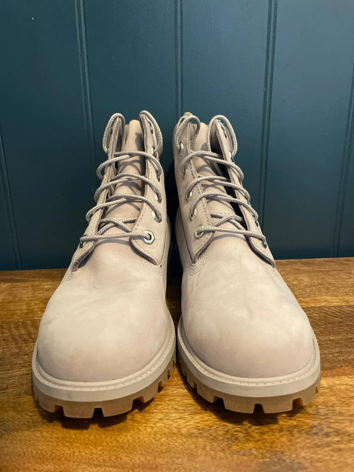 Women’s Timberland 6 Inch Nubuck Premium Leather Boots in Grey - UK 5.5 - 2555