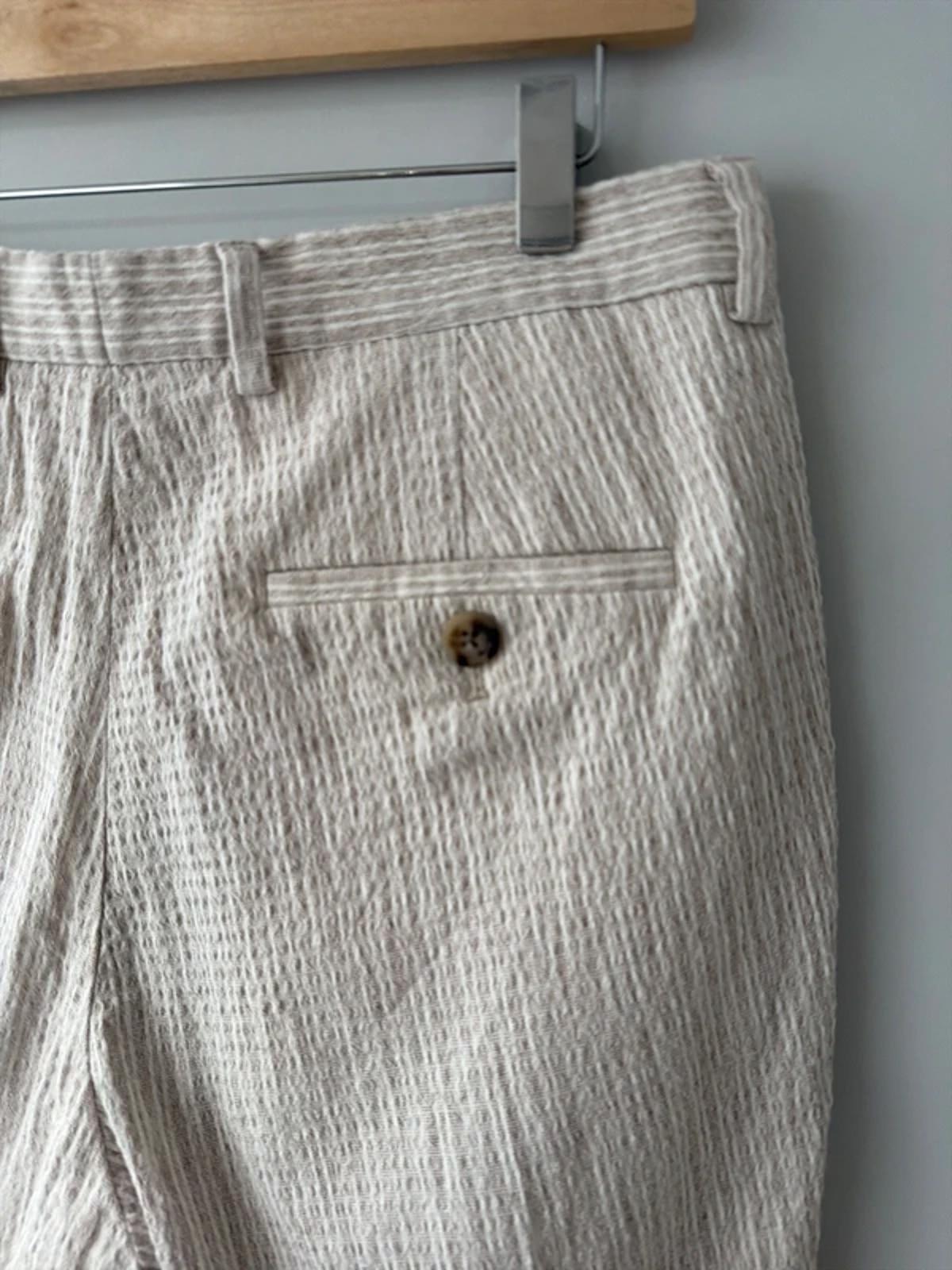 Men’s Jack & Jones Premium Linen Shorts In Beige - W32 - 3271