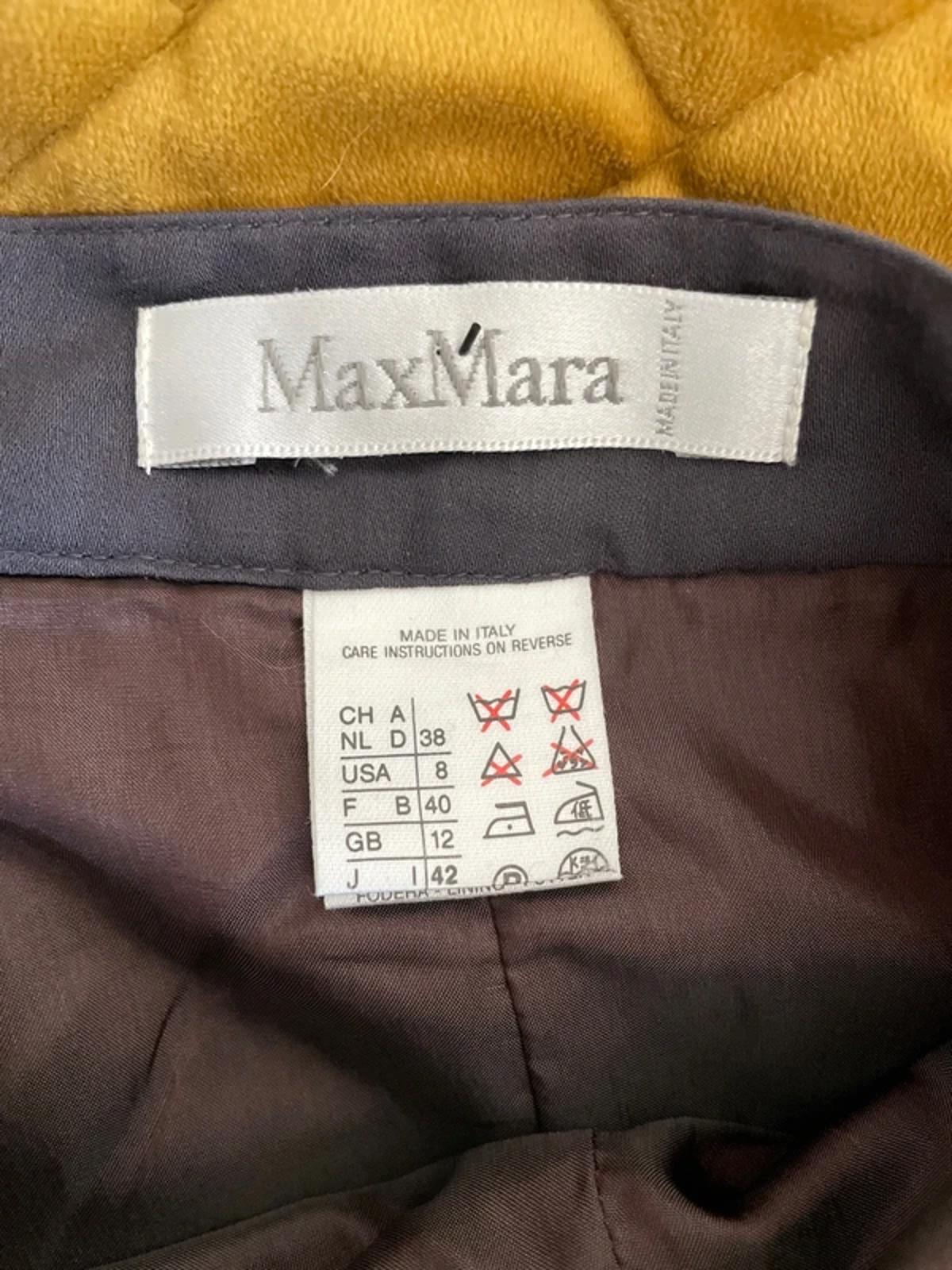 Women’s Max Mara Designer Linen Tulip Skirt In Grey - W26/L22 - 3068