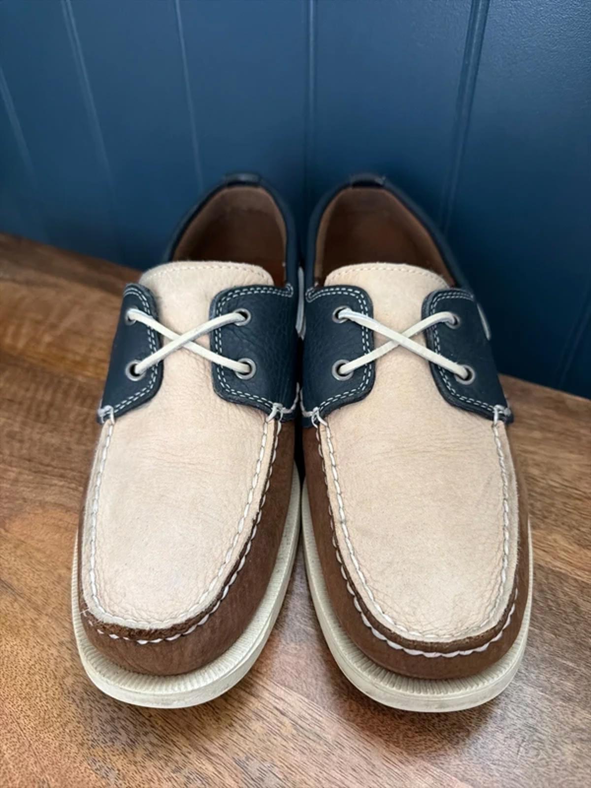 Men’s Timberland Premium leather Classic Boat Shoes In Brown - Uk8 - 3288