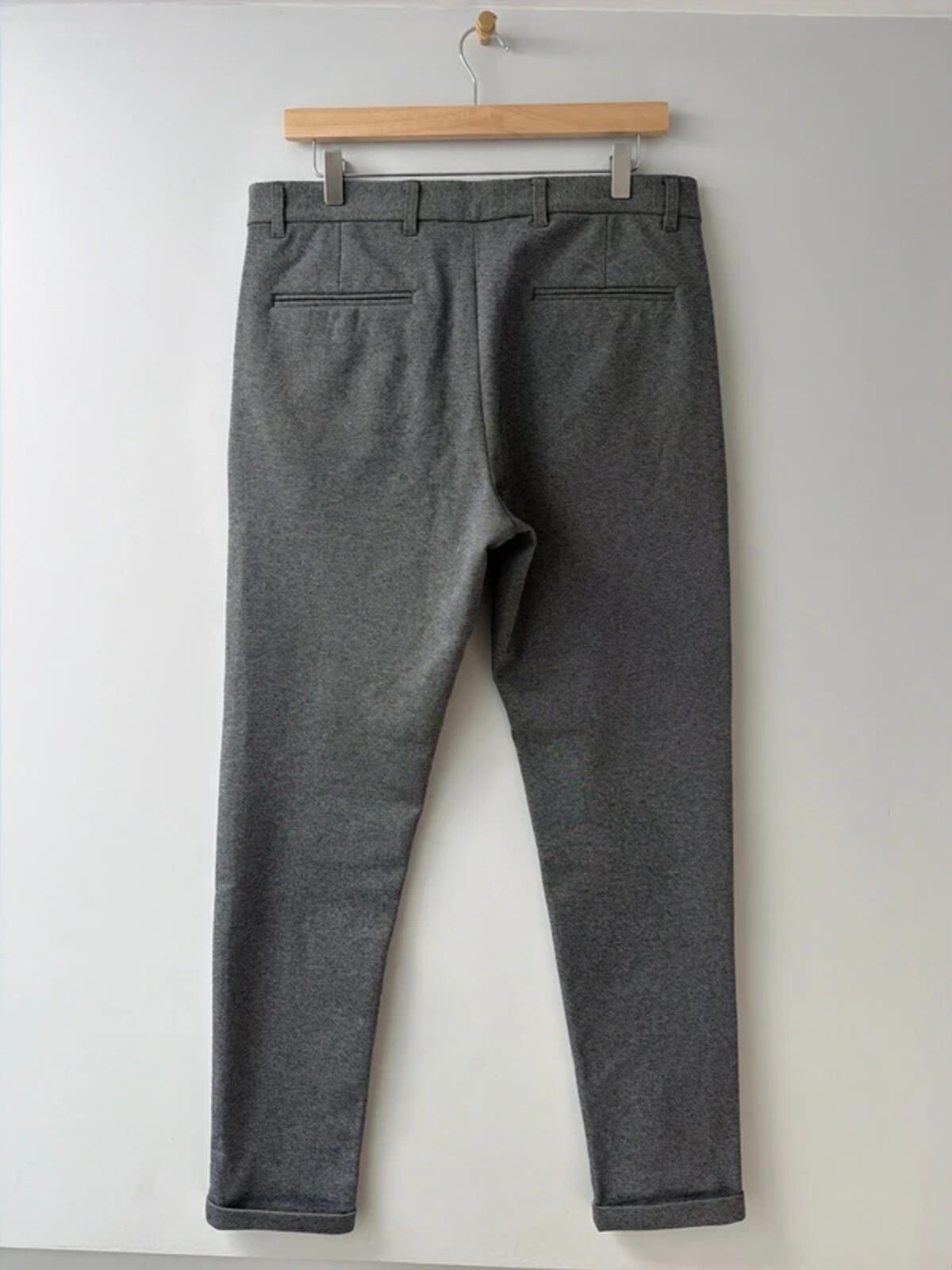 Mens Lindbergh White label slim stretch fit Trousers In grey - w34/l31 - 3474