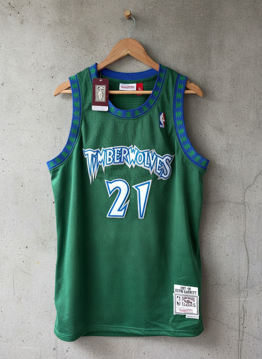 Men's Kevin Garnett Minnesota Timberwolves 1997/98 Swingman Jersey - XLarge-3831
