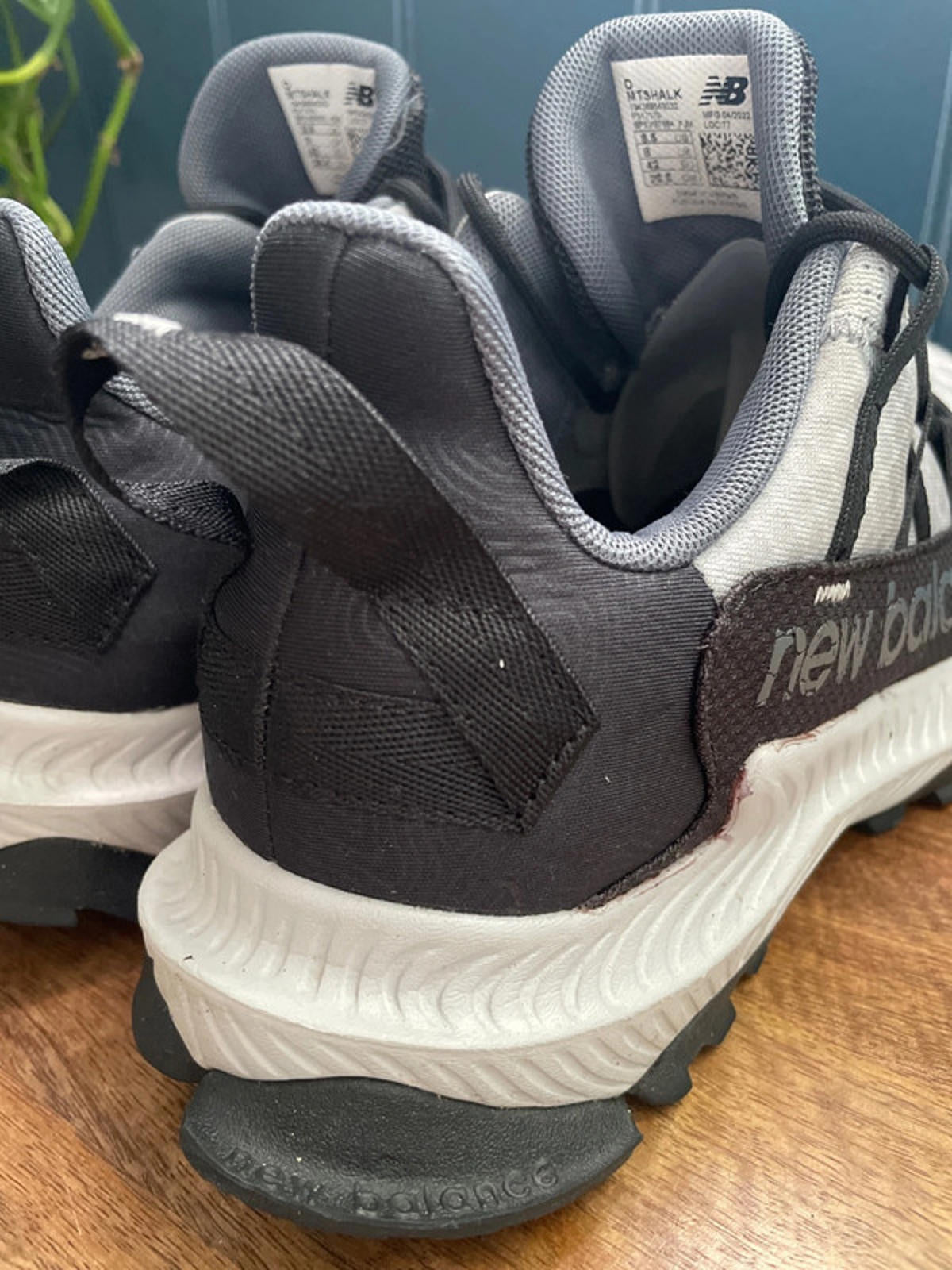 New Balance Shando Chunky Sole Trainers In Black/White - UK 8 - 1629