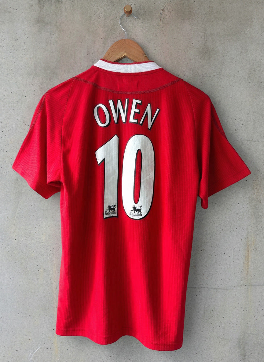 Men’s Liverpool FC 2002/04 Owen #10 Home Football Shirt Jersey - Small - 3814