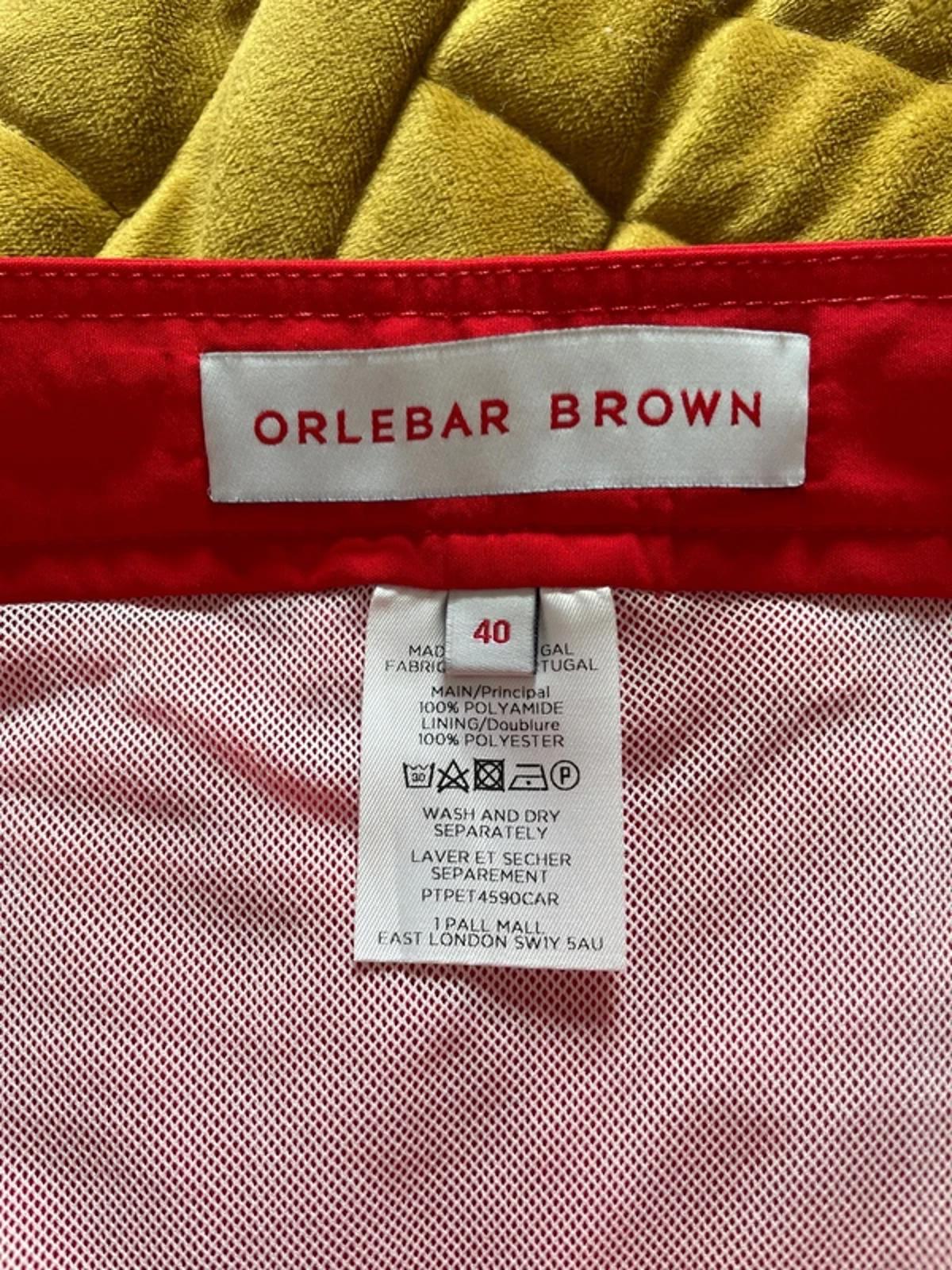 Men’s Orlebar Brown Classic Style Dane Swim Shorts in Red - XXlarge - 3106