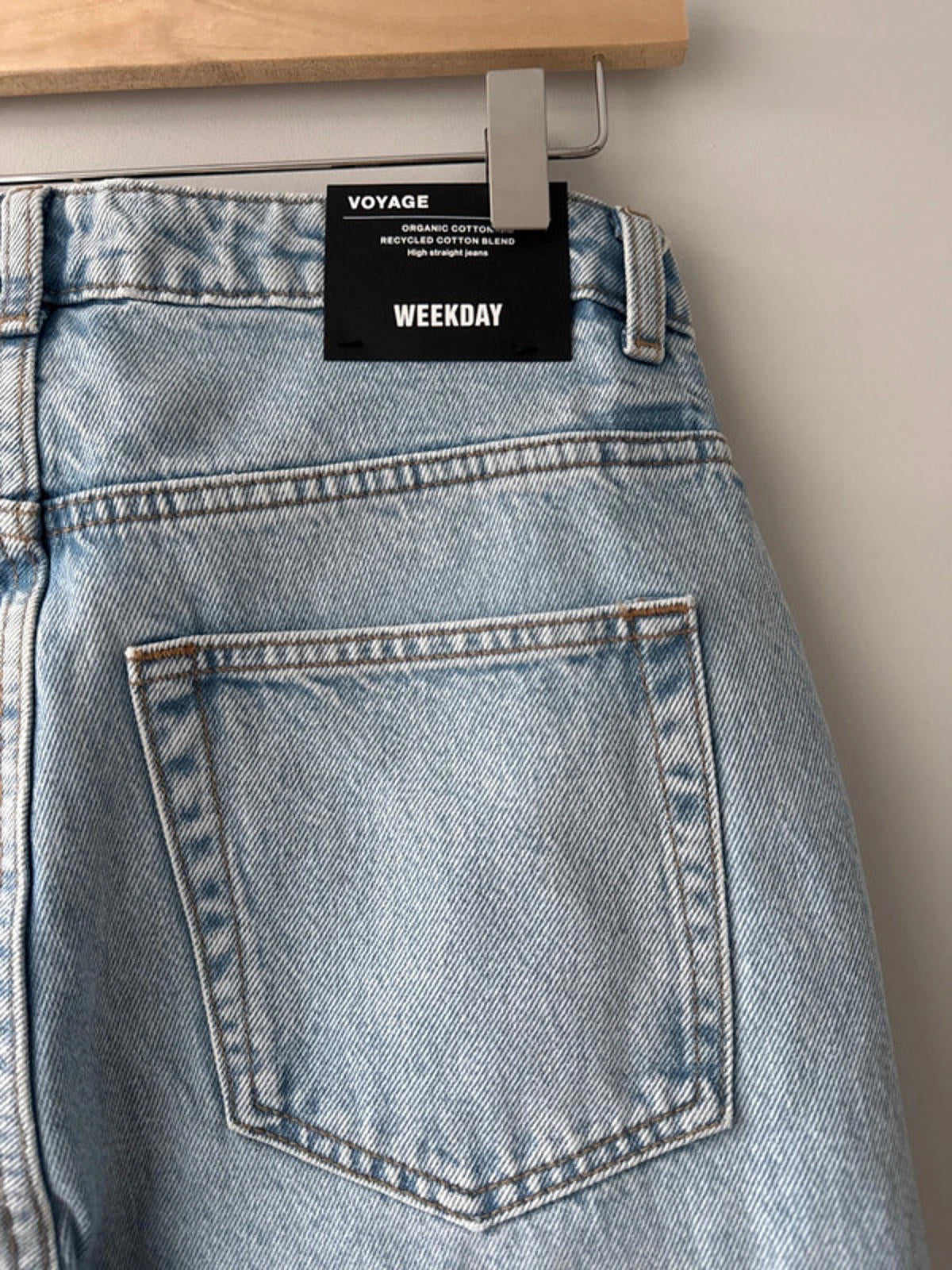 Women’s Weekday Voyage High Waisted Fit Jeans In Blue - W27/L30 - 0620