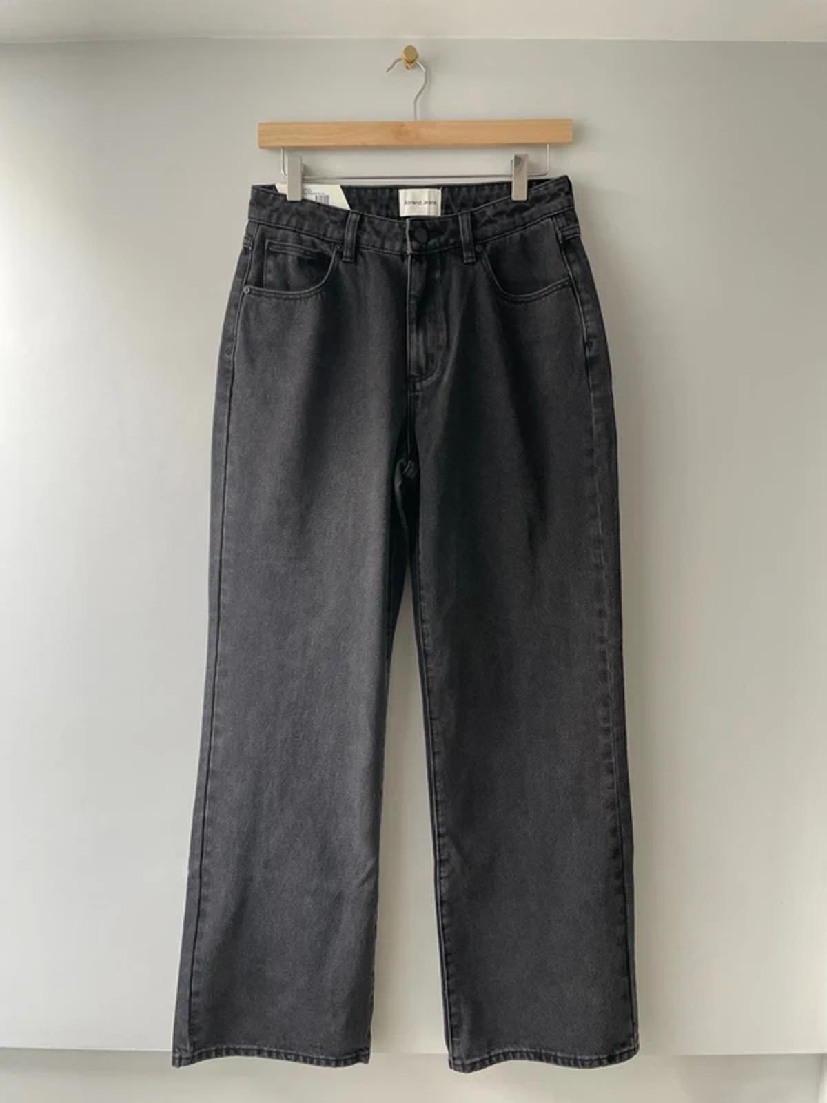 Women’s Abrand Jeans 95 Mid Baggy Jeans in Black - W26/L31 - 3076