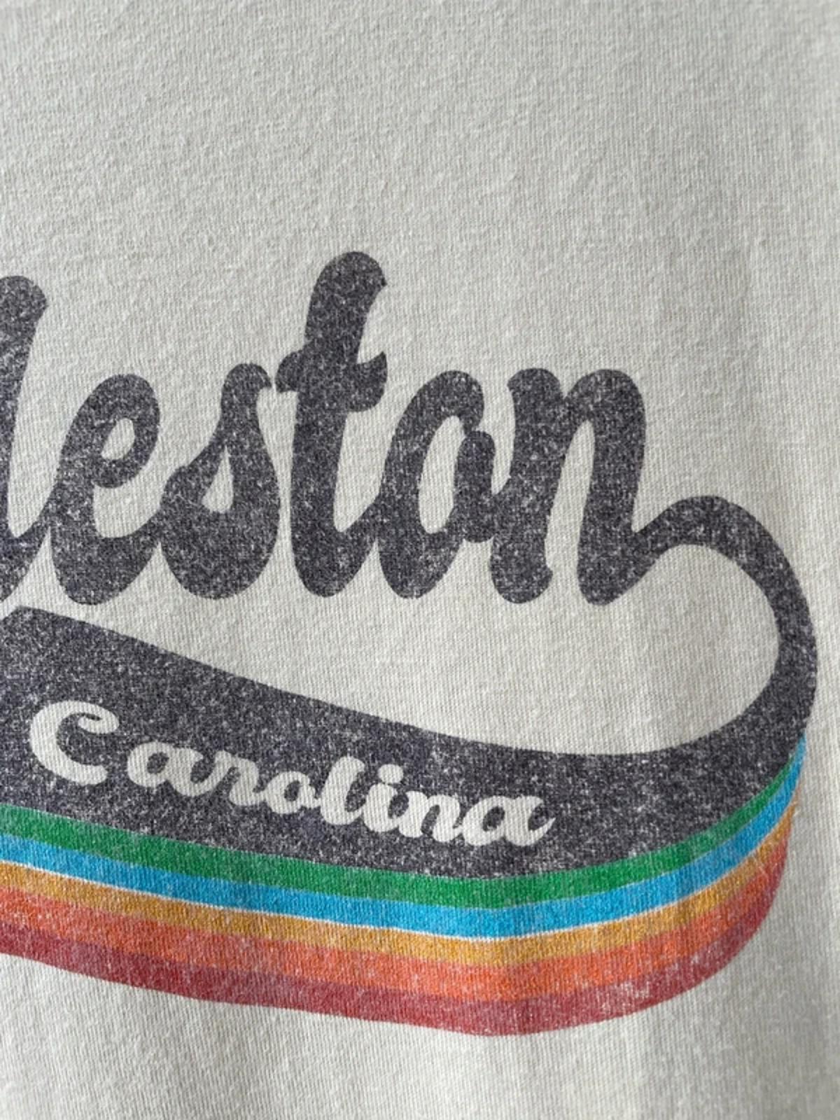 Men’s Charleston Vintage 70’s South Carolina T-shirt In Yellow - Large - 3070