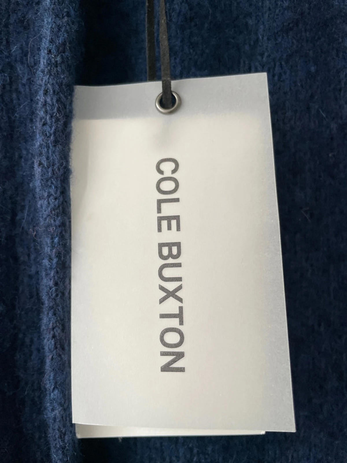 Men’s Cole Buxton Logo Knit Relaxed Fit Wool blend Trouser In Navy - Medium - 2523