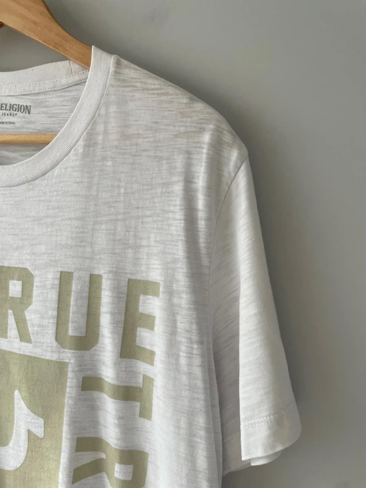 Men’s True Religion Crew Neck Printed T-shirt In White - Medium - 0472