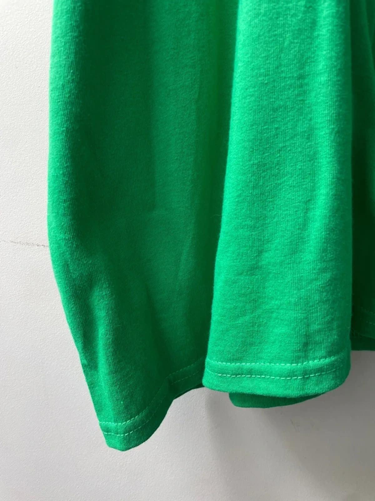 Men’s Gildan Lesotho Flag T-shirt in Bright Green - XXLarge - 3078