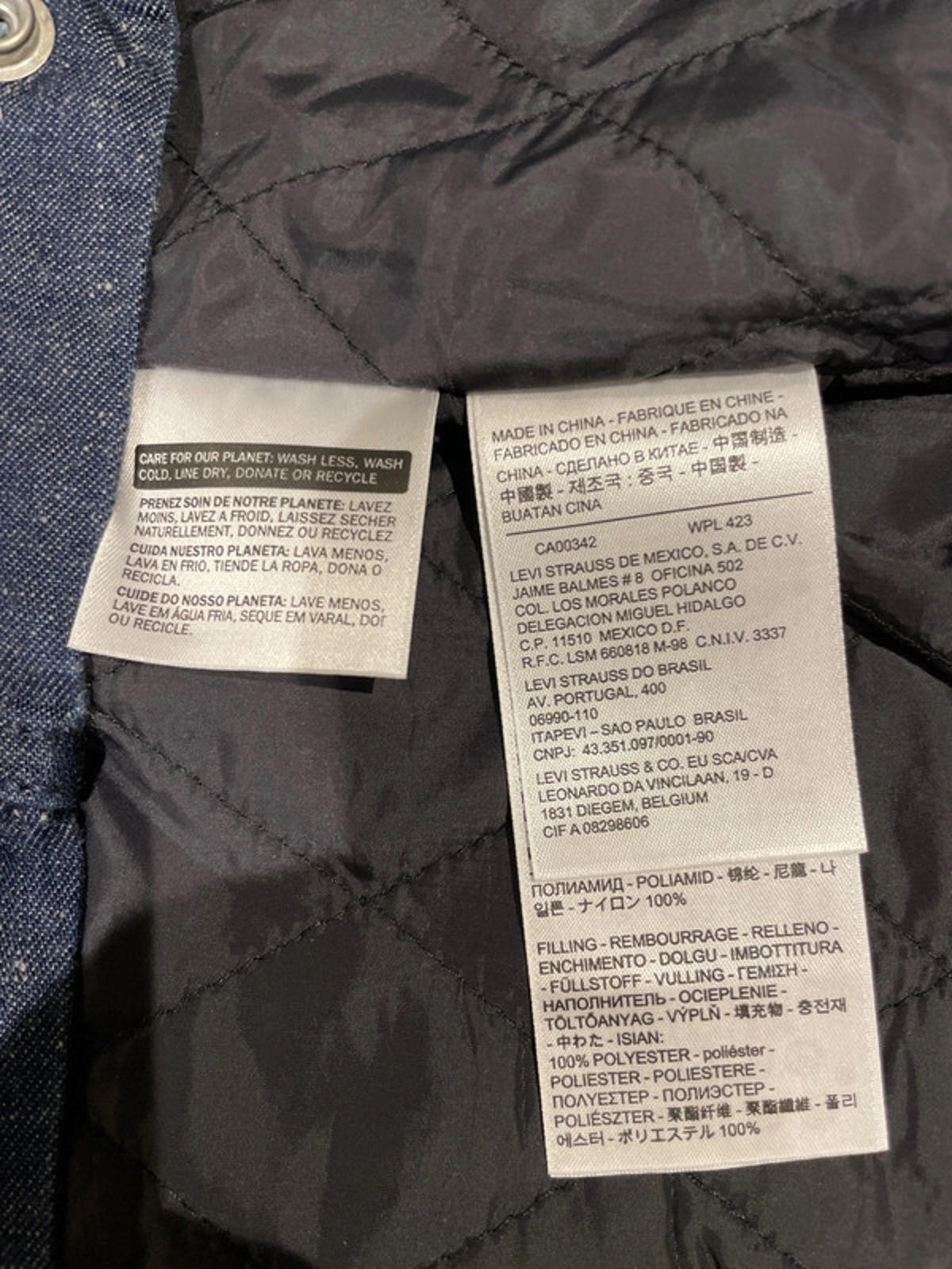 Men’s Levi's Denim Trucker Jacket In Navy - Small - 2741