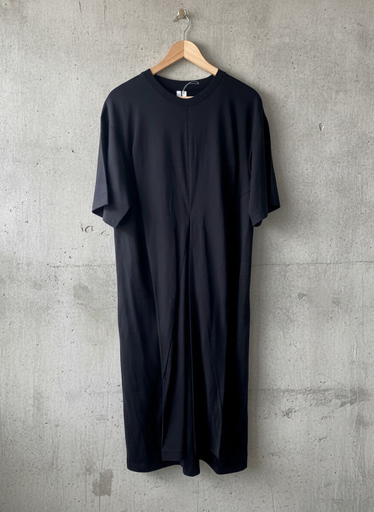 Women’s Arket Longline Drape Dress With Front Pleat Details In Black -Small-2004