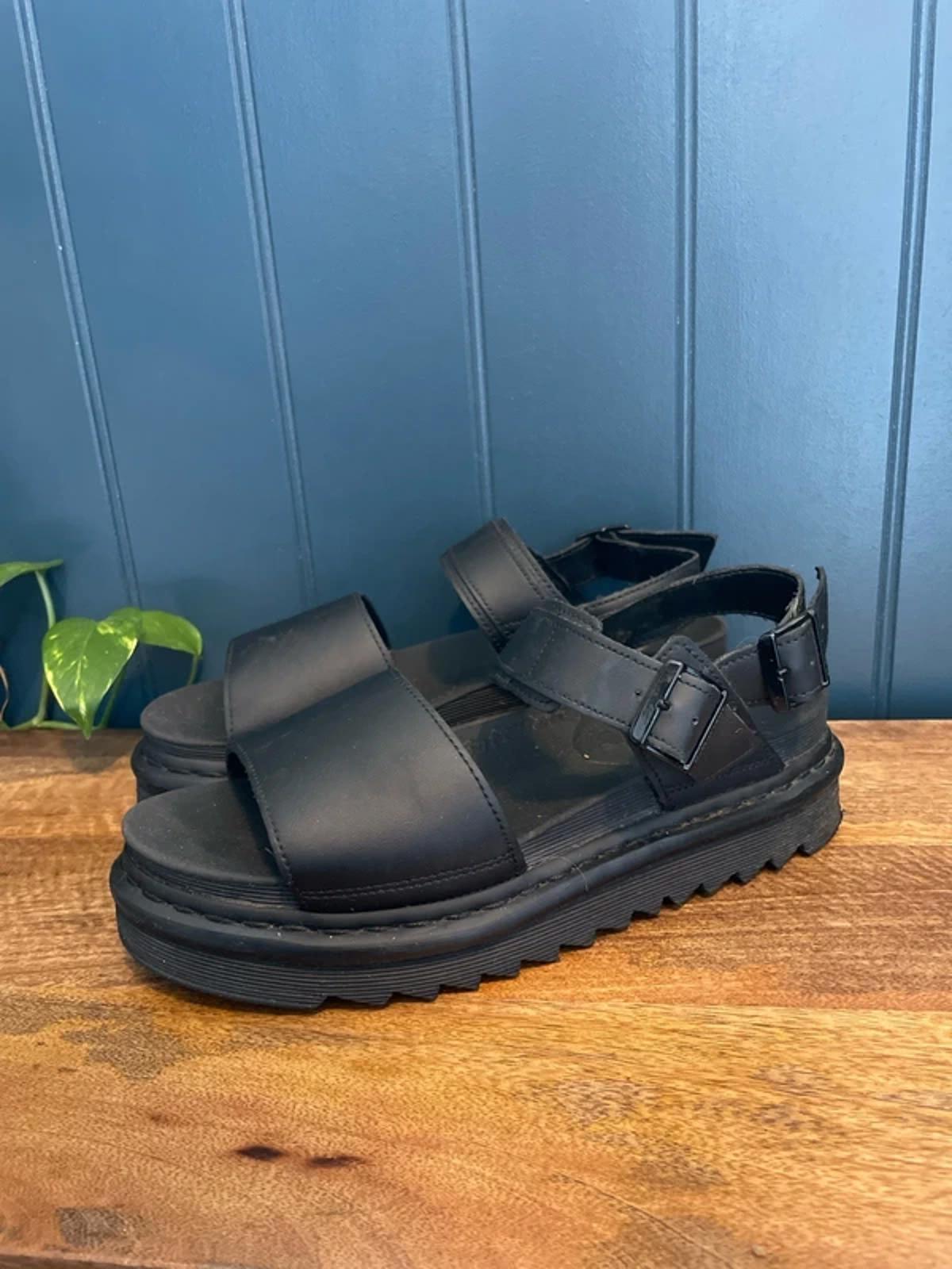 Women’s Dr Martens Voss Chunky Sole Sandals in Black - UK8 - 3054